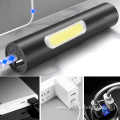 Aluminum rechargeable zoomable dual light flashlight torch